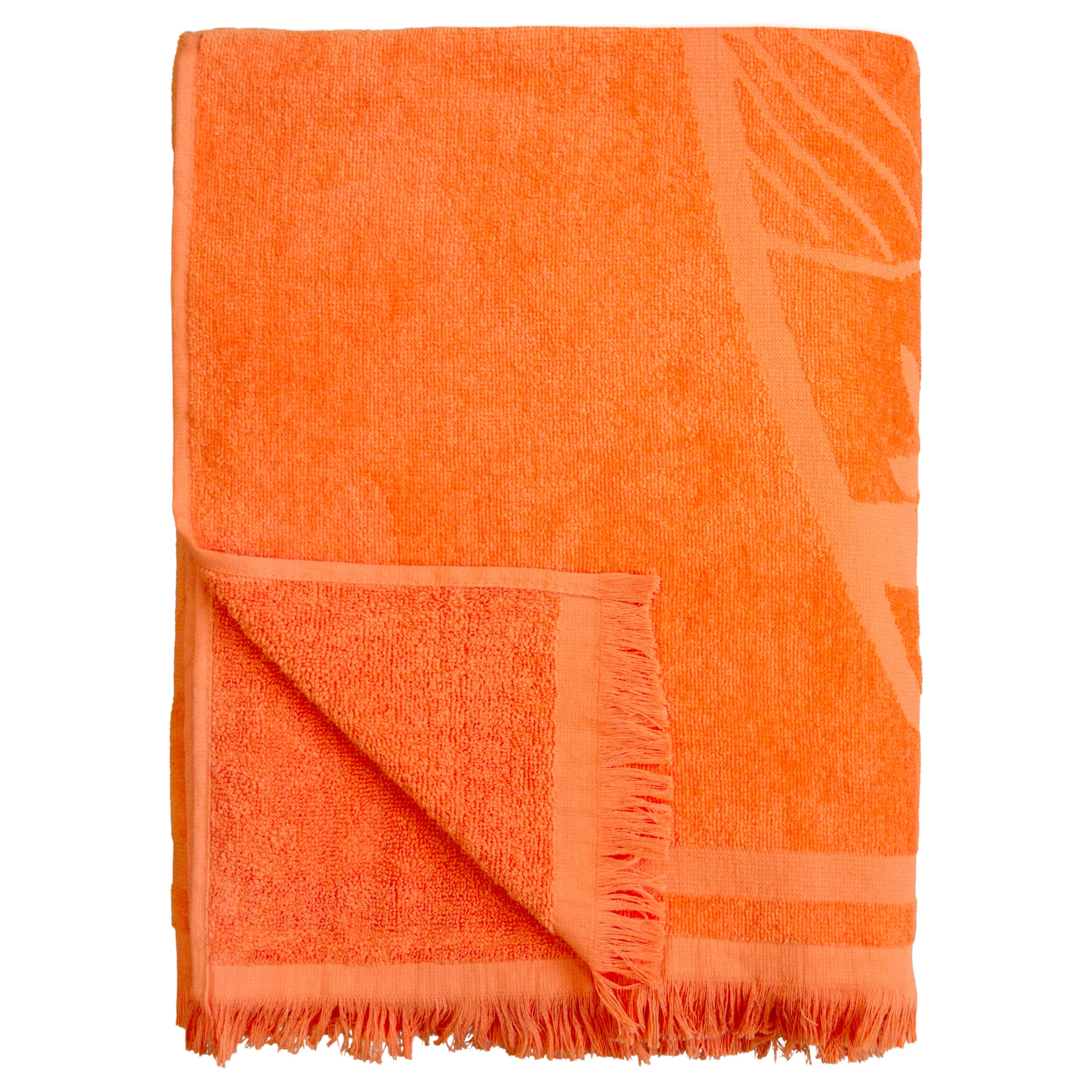 Serviette de plage éponge velours Jacquard ciselée - Spotts - 140x180cm - 340g/m²