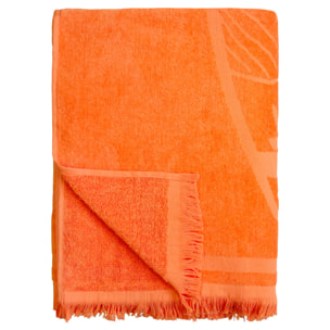 Serviette de plage éponge velours Jacquard ciselée - Spotts - 140x180cm - 340g/m²