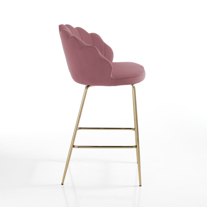 Tomasucci Tabouret SHELL ROSE