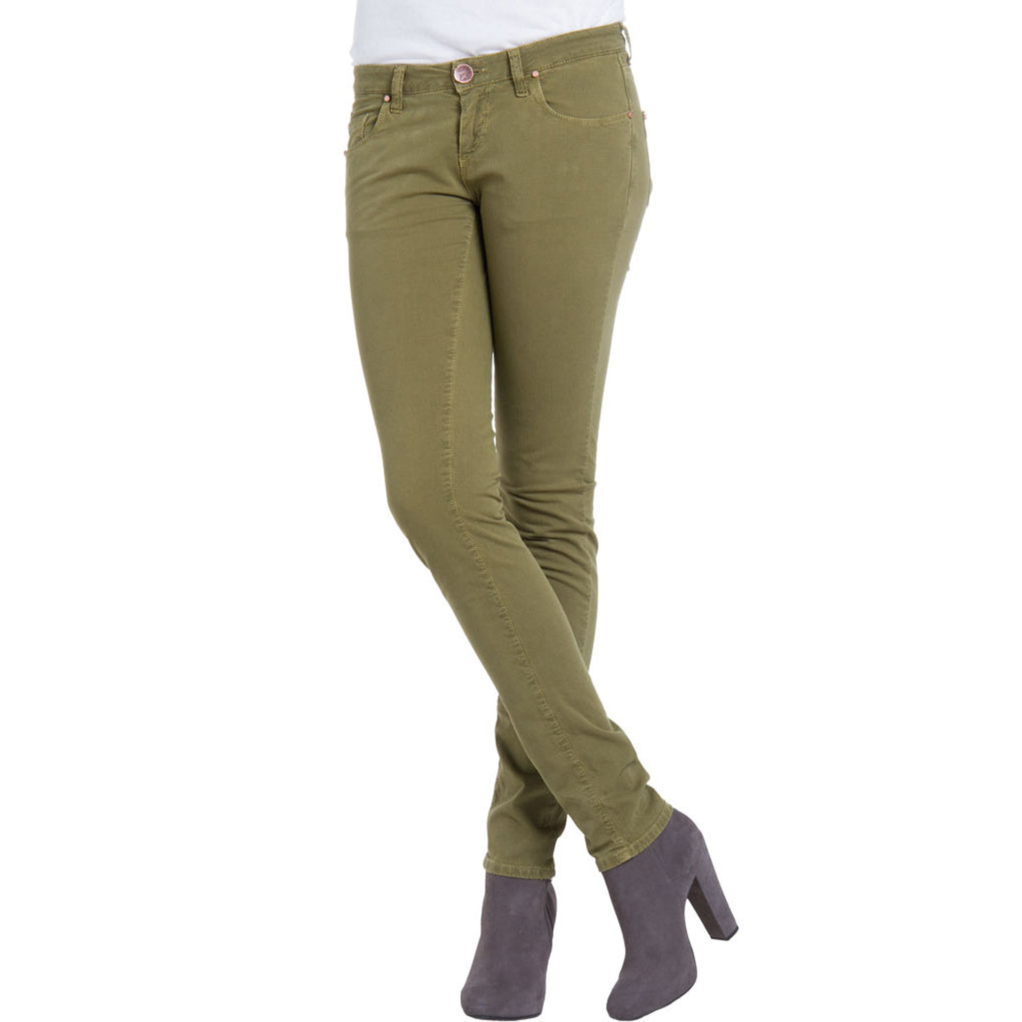 GABARDINA STRETCH. Vita bassa e gamba stretta.