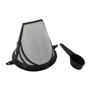 Filtre à café réemployable T4 avec cuillère doseur Fackelmann