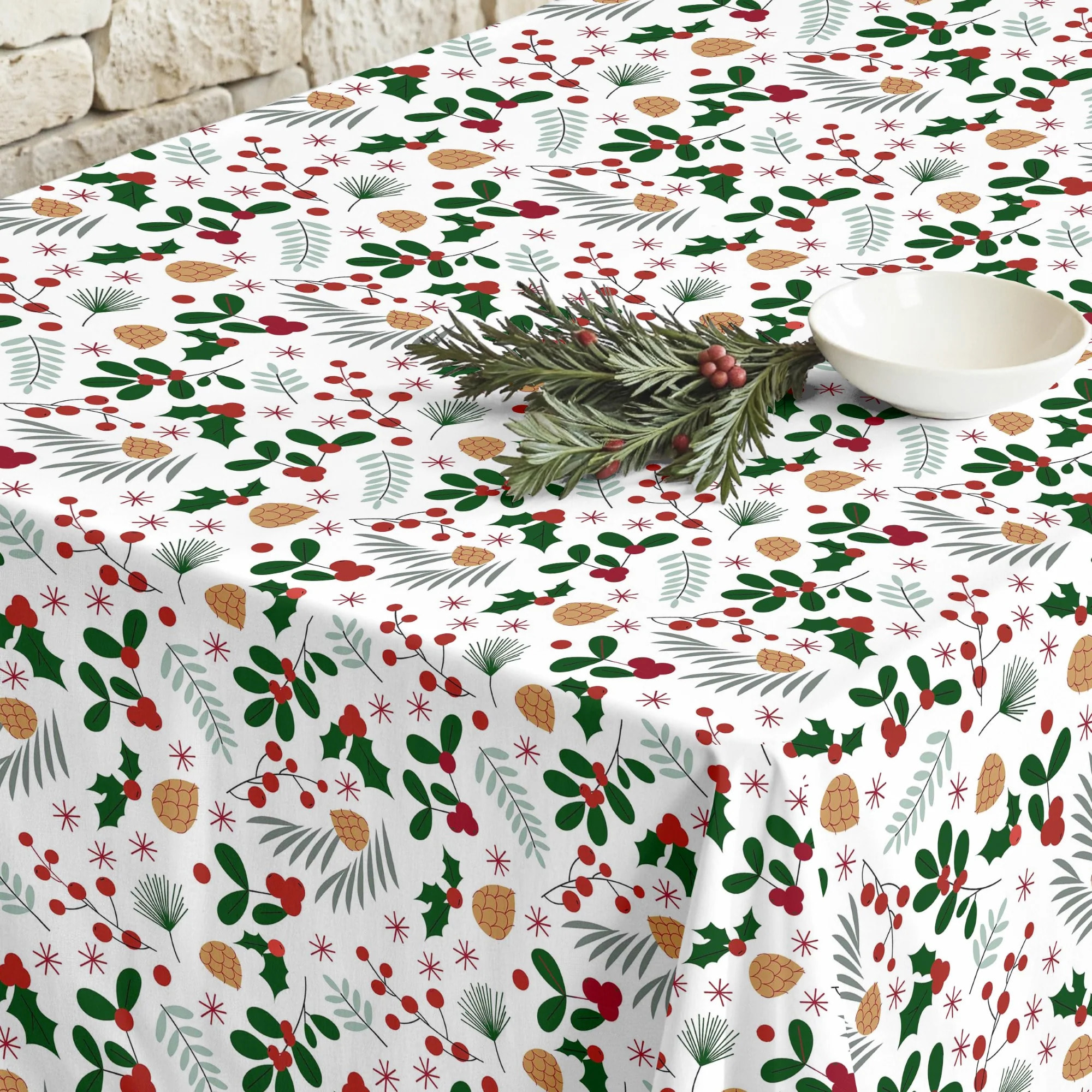 Nappe en résine Anti-tâches Merry Christmas 59