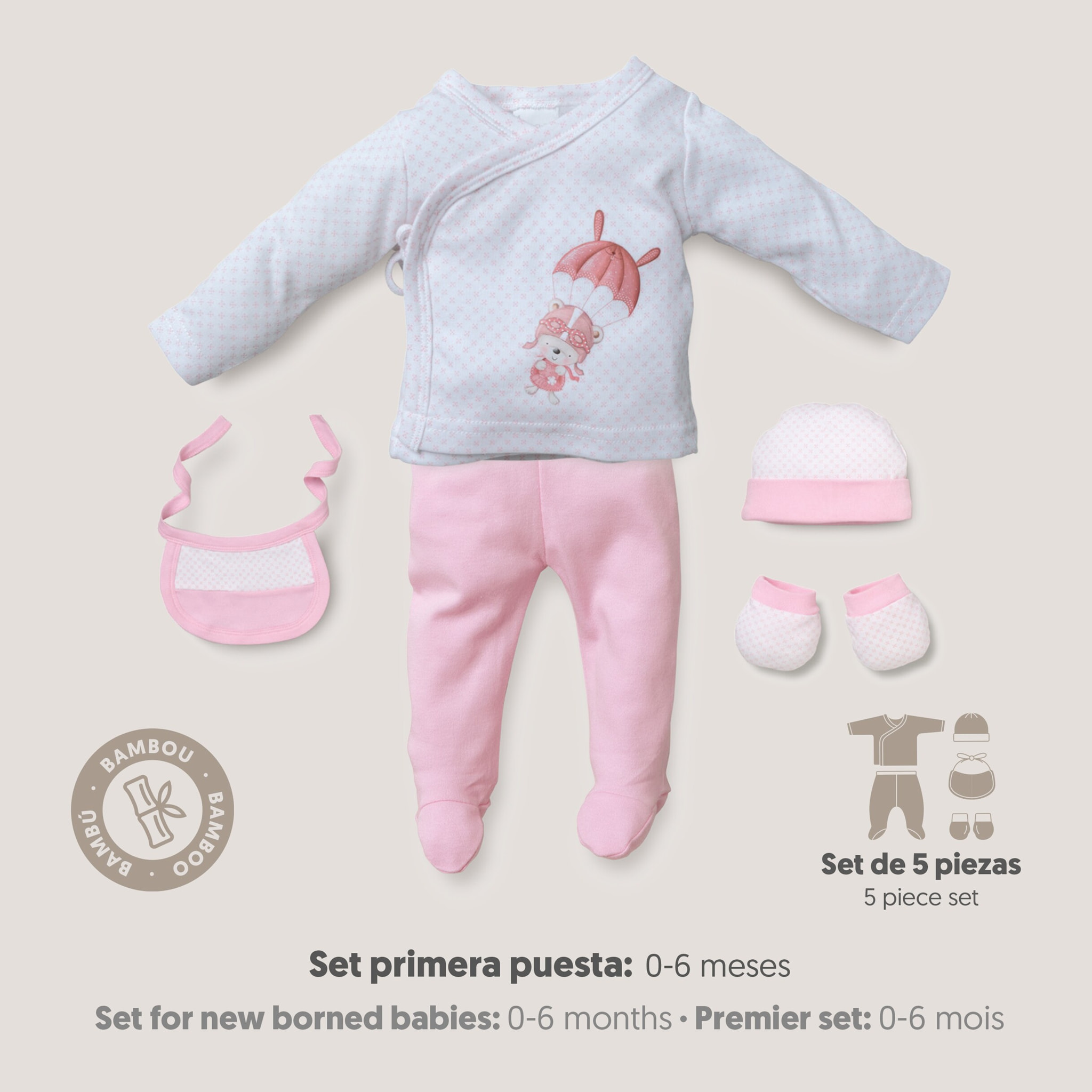 Set Primera Puesta 5 Pcs. Paracaidista