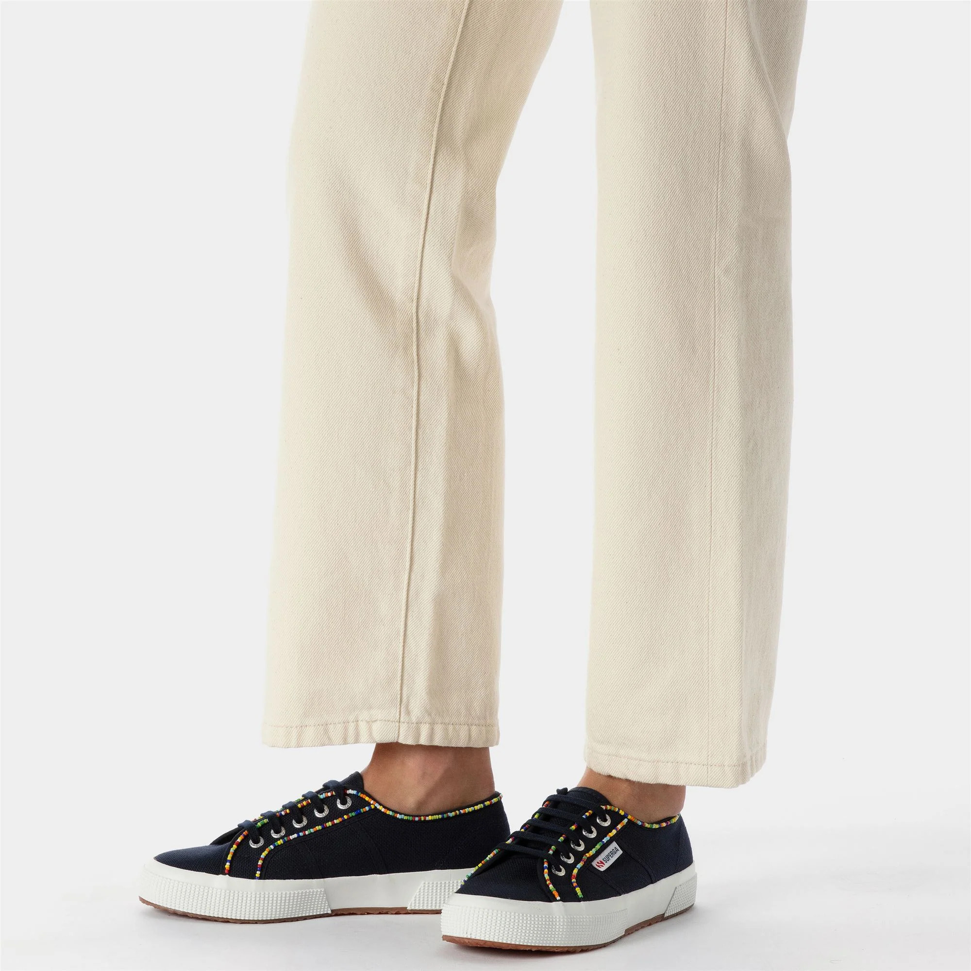 Le Superga Donna Blu 2750 MULTICOLOR BEADS