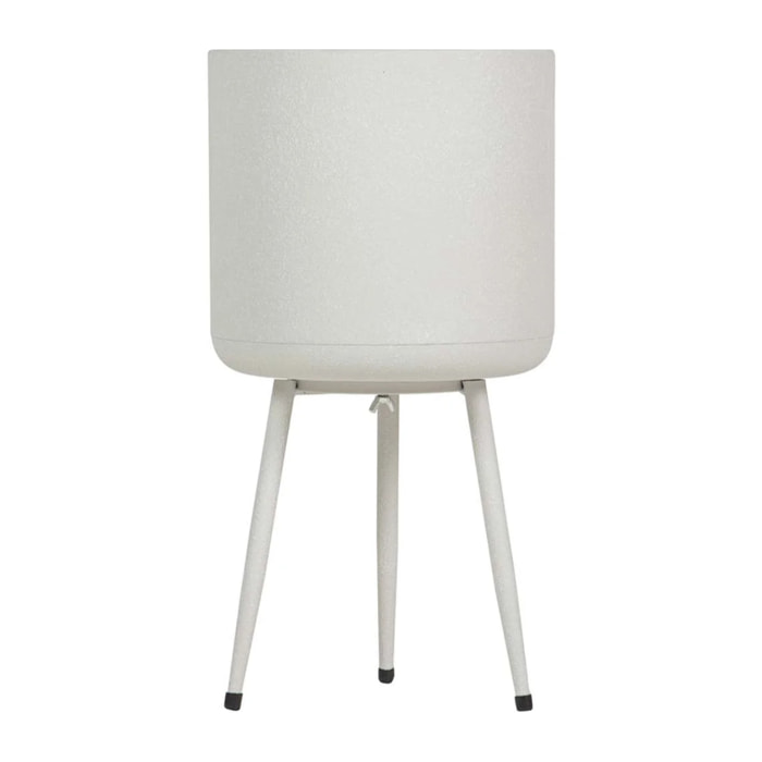 Plantero Metal Blanco 25x25x47 Cm