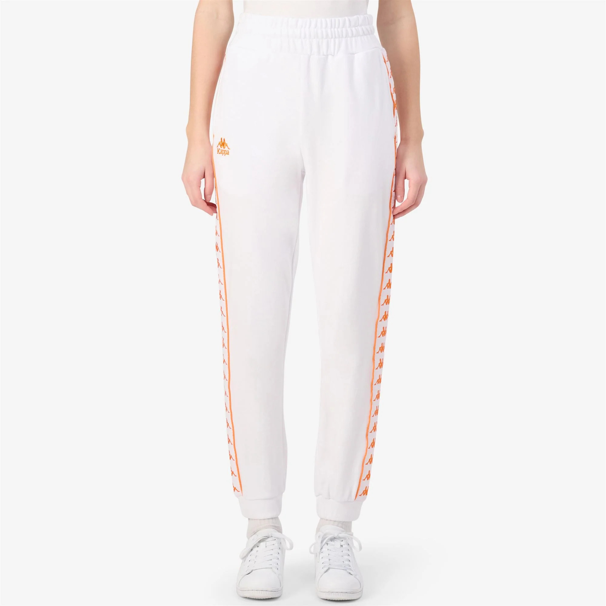 Kappa - Pantaloni Donna Bianco - 222 Banda Adina