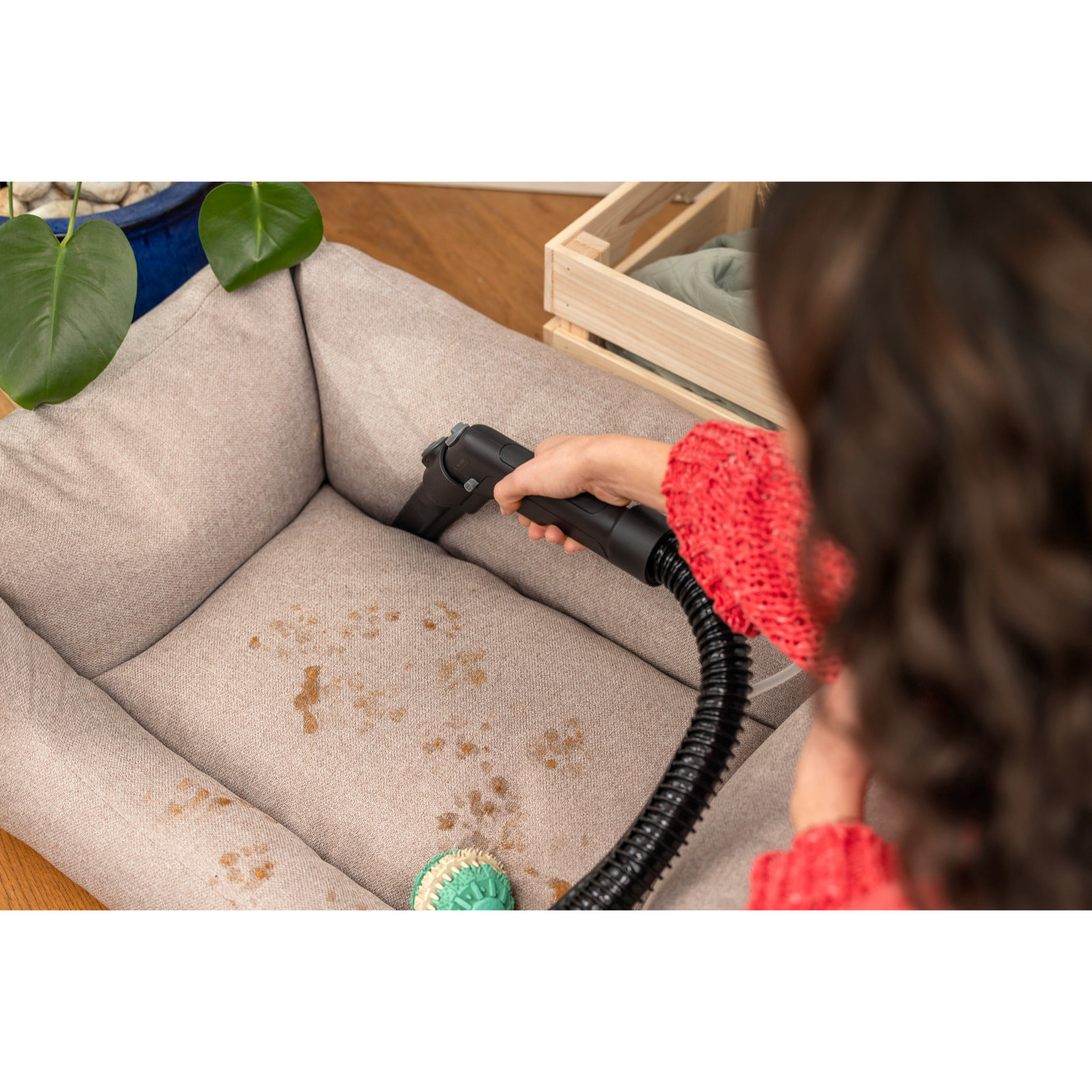 Shampouineuse Karcher SE 4 Plus- aspirateur injecteur extracteur - Puissance 1000W- double réservoir 2x4L- buse canapé/matelas