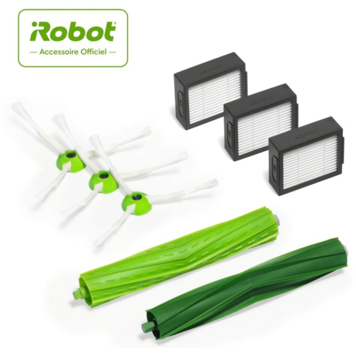 Kit filtre et entretien IROBOT de remplacement Roomba e i et j