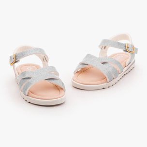 Sandali da bambina con glitter