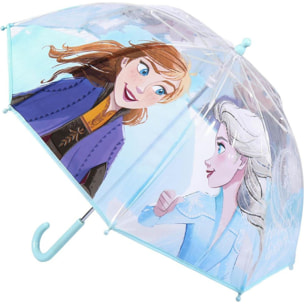 Paraguas Manual Poe Burbuja Frozen Ii Blue