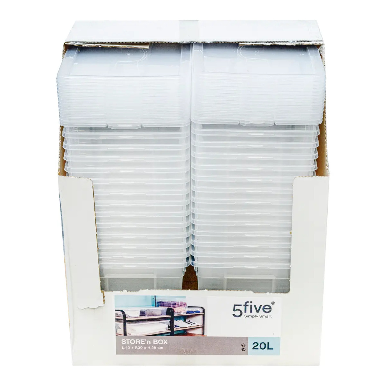 Boîte en plastique transparente 20L "Store N' Box"