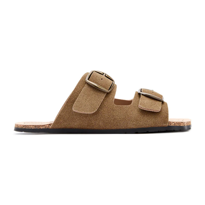 Sandalias Abiertas Barefoot Goflex en Camel