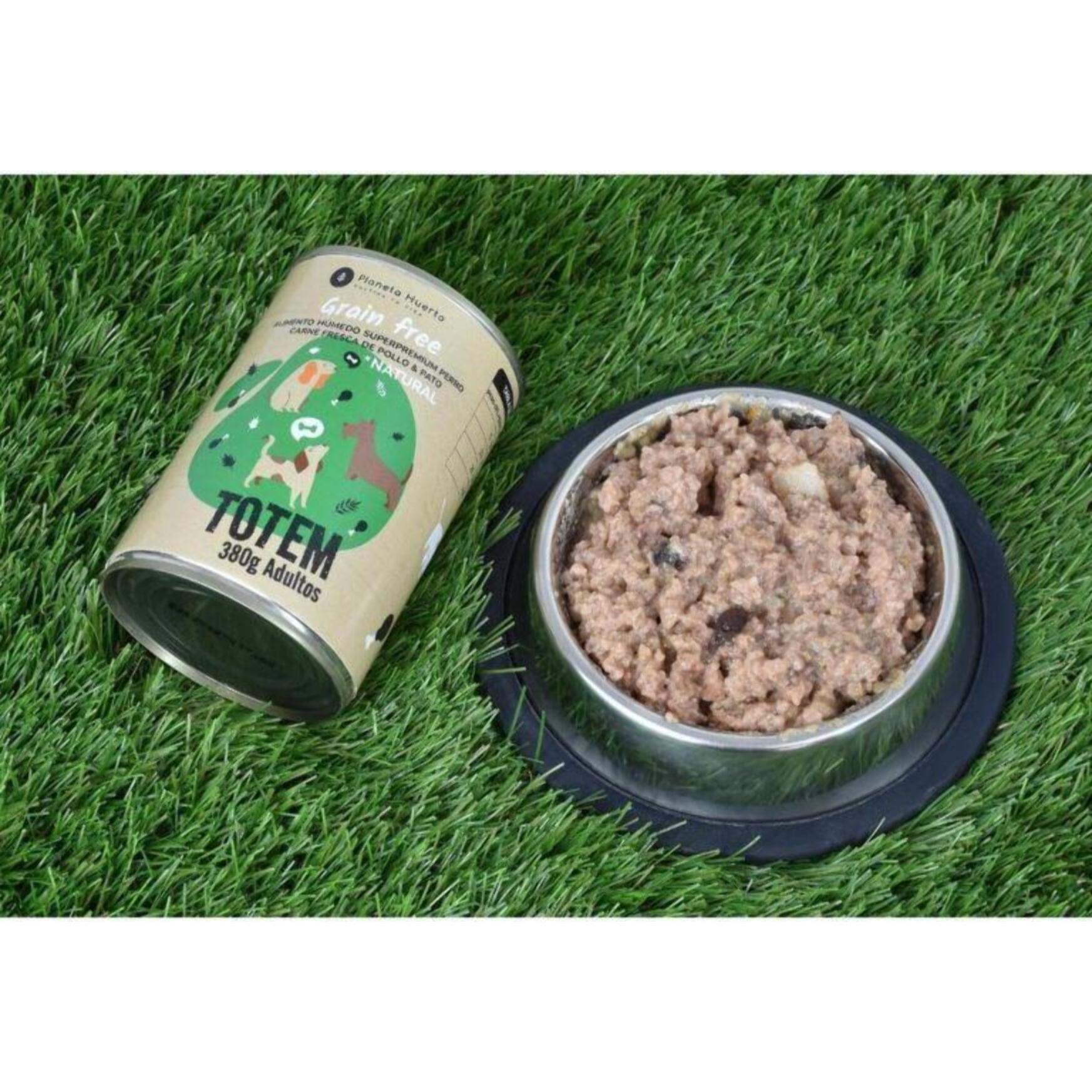 PLANETA HUERTO | Comida Húmeda para Perros de Pollo y Pato – Pack 12x 380 g, Grain Free Superpremium, Sin Cereales ni OGM