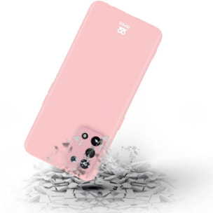 Coque IBROZ Oppo A74 5G Coque rose + Verre trempé