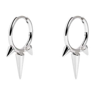Pendientes Rolling Plata
