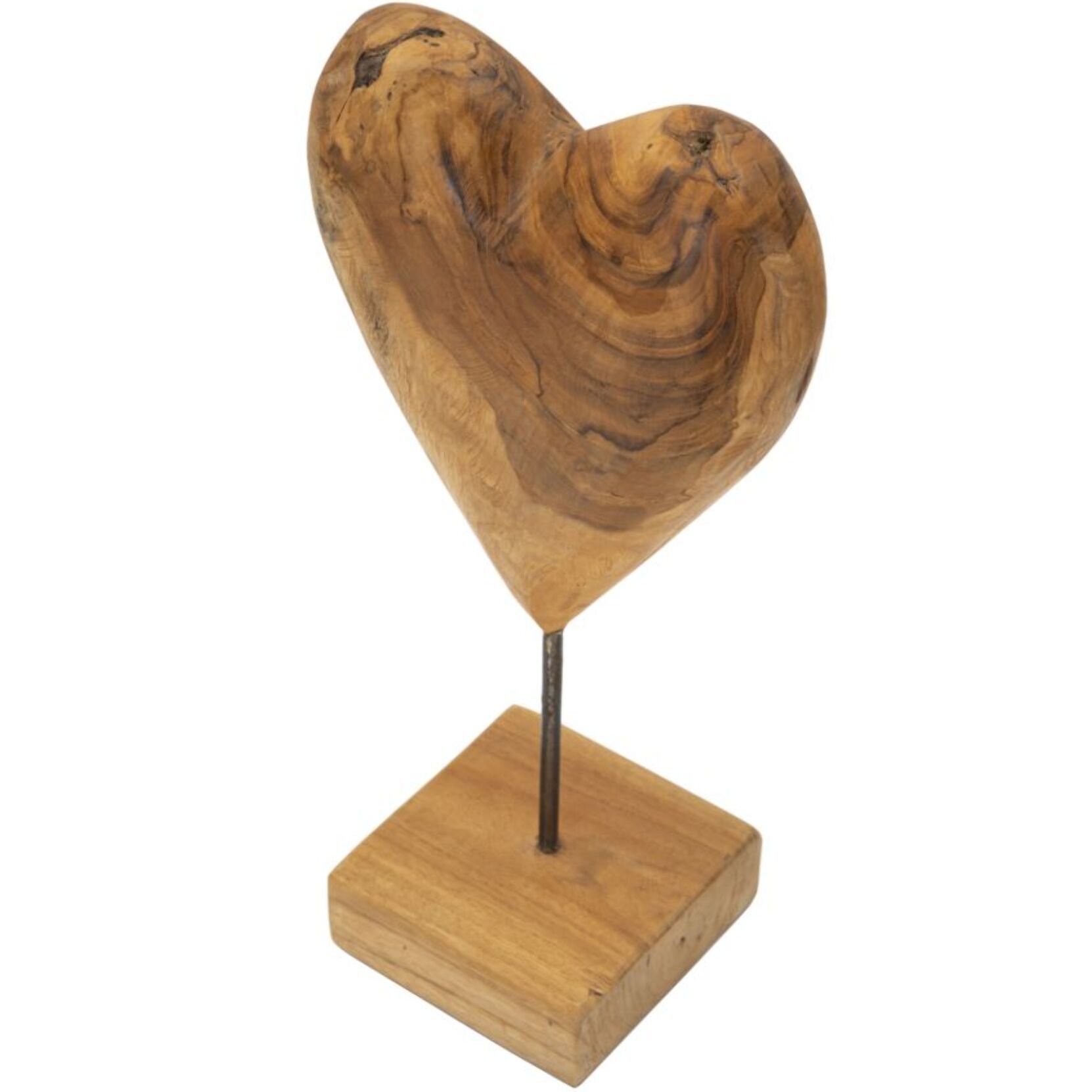 SCULTURA DOBU IN TEAK RICICLATO CM 20X12X37 (PEZZI UNICI - NON RIP. IN SERIE)