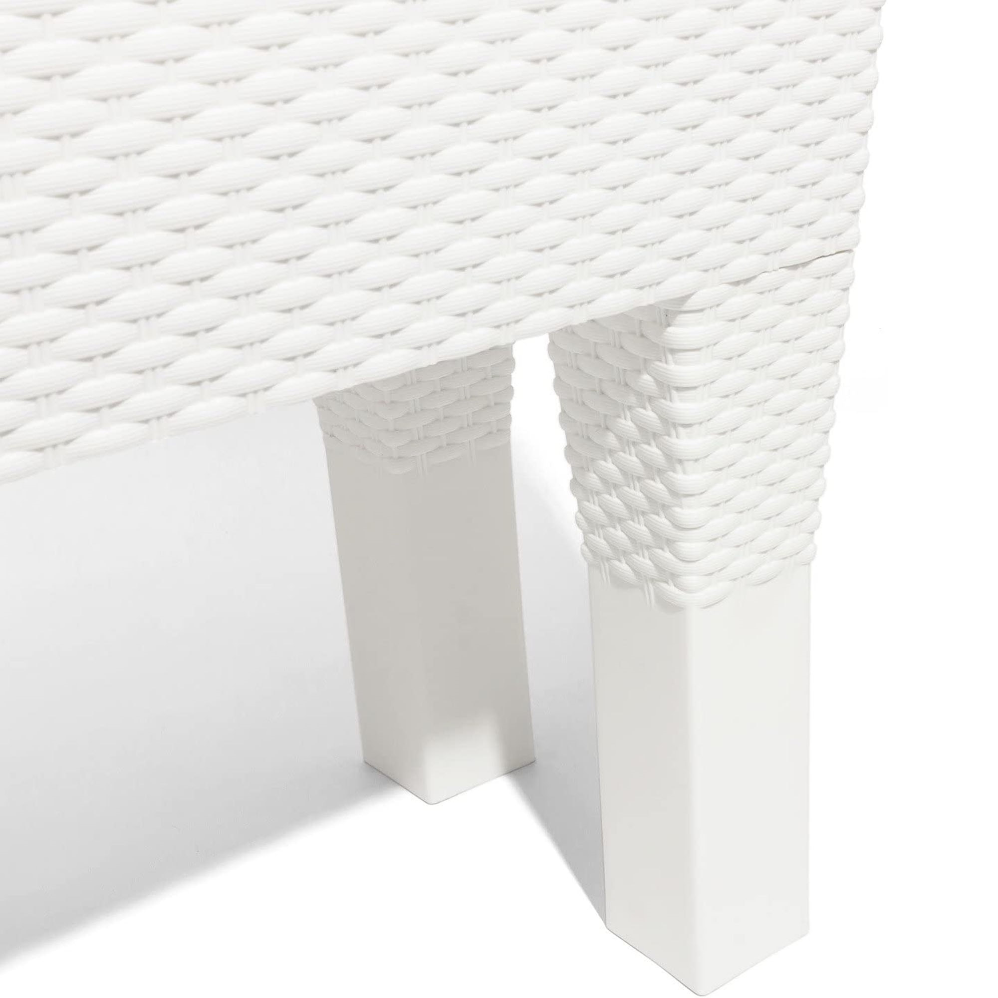 Jardinera c/patas. mod. rato jh 600. c/autorriego 80x33x65cm. blanco