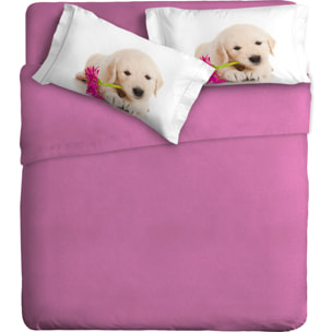 Completo letto 1 Piazza IPERSAN fotografico Fine-Art Funny Dogs
