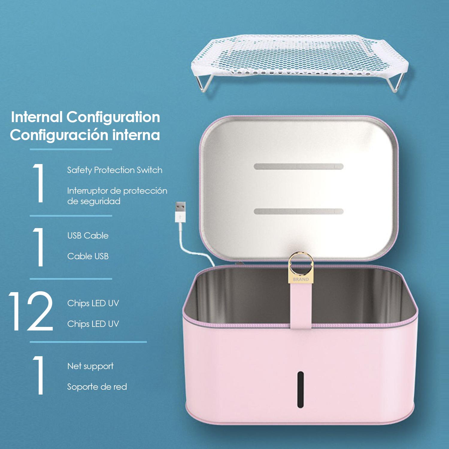 Sterilizzatore portatile a led ultravioletti