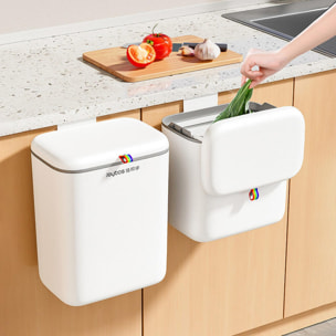Joybos papelera colgante para cocina con tapa 10l