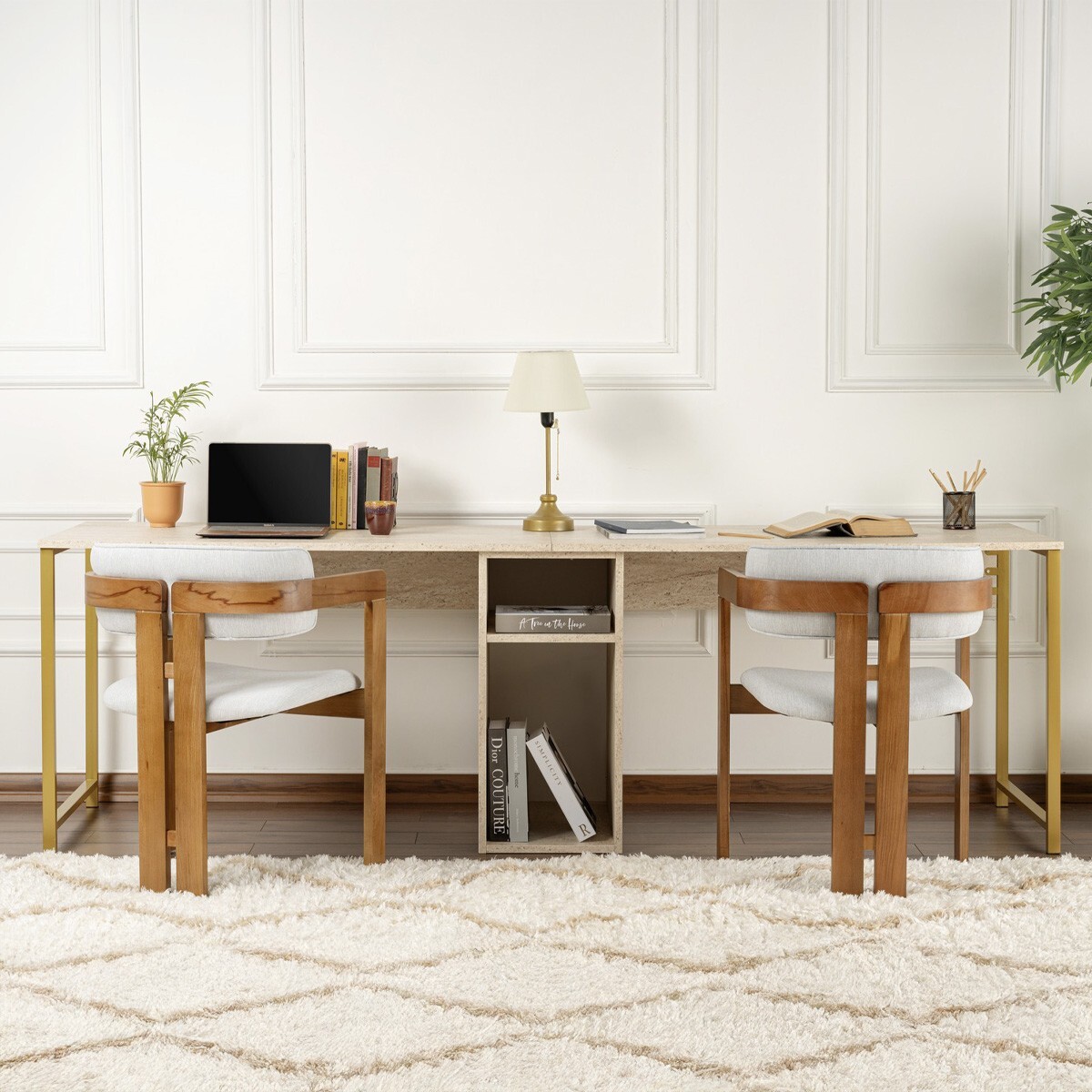 Bureau double avec rangement central - ORSA