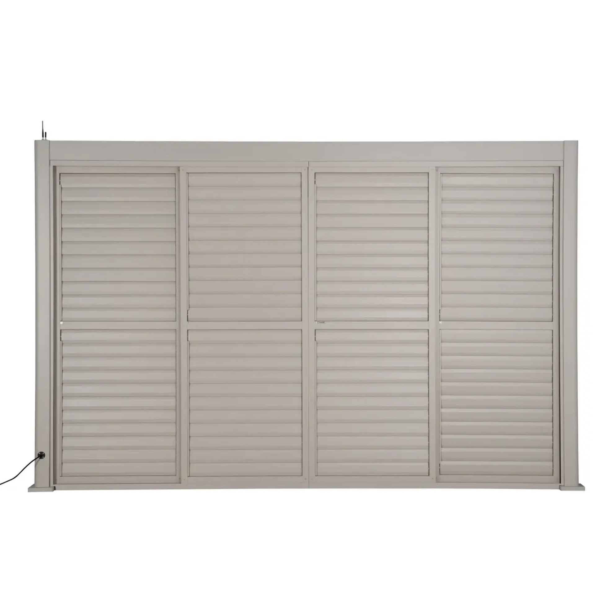 Persienne pour pergola Evora argile