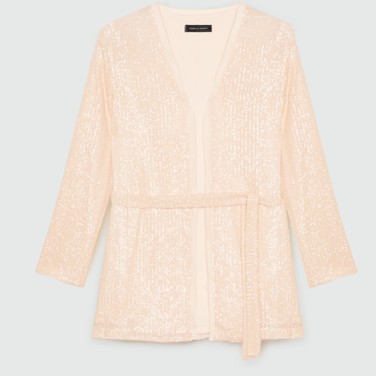 Fiorella Rubino - Coprispalle in full paillettes - Beige
