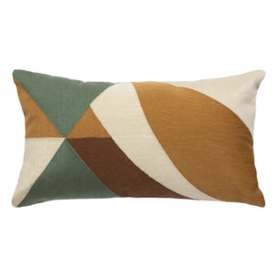 Coussin Hary vert 30x50cm