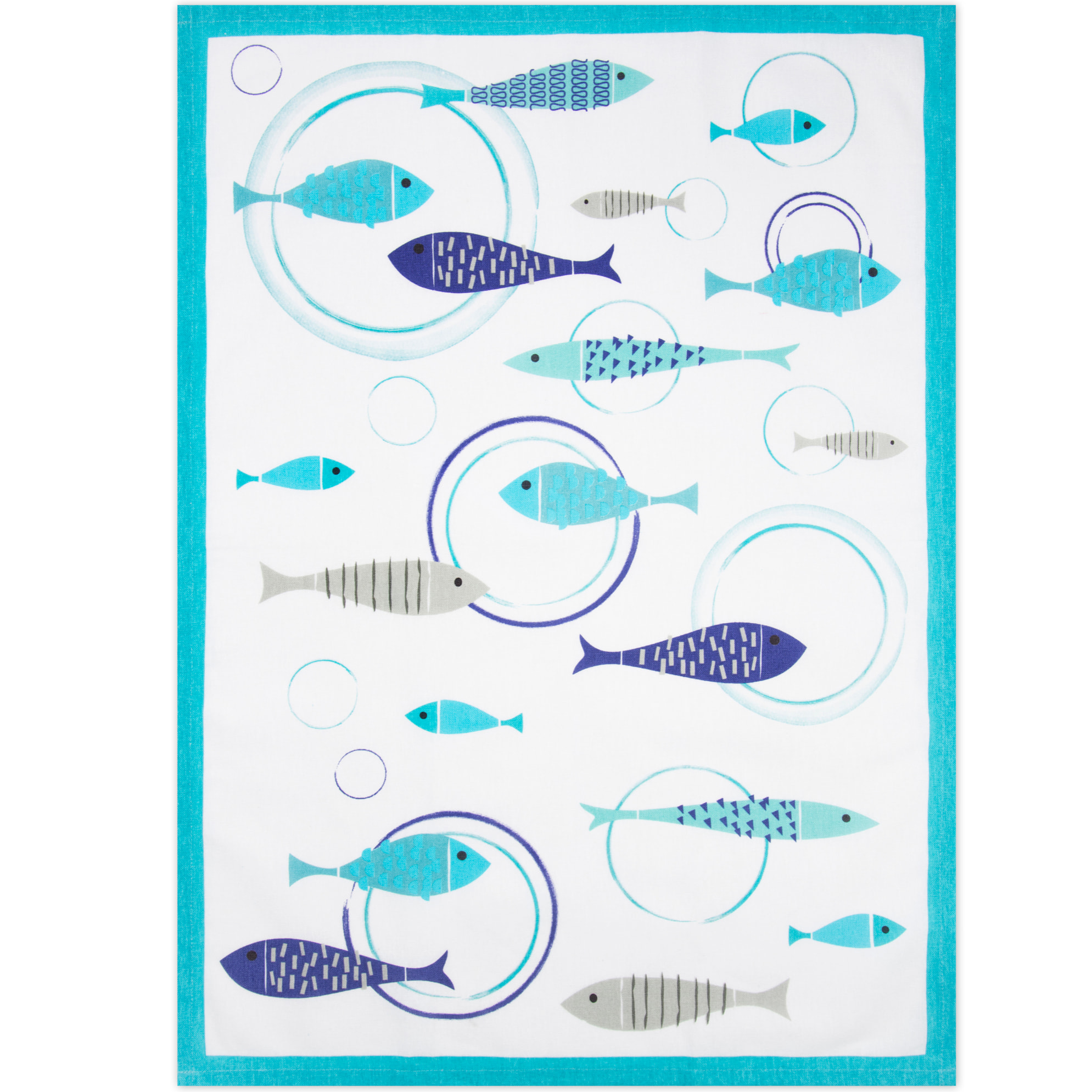 Set Canovaccio Presina e Guanto da Cucina Excelsa – North Sea, Cotone Multicolore