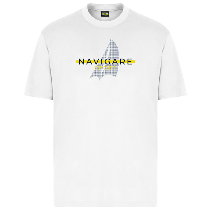 T-shirt Uomo Navigare Girocollo, Art. 968902 White