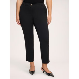 Fiorella Rubino - Pantaloni New York in tessuto stretch - Nero