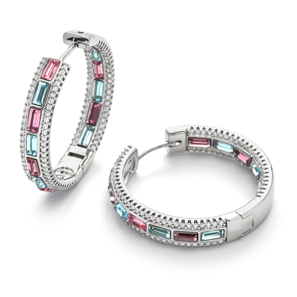 Pendientes Niue acabado plata