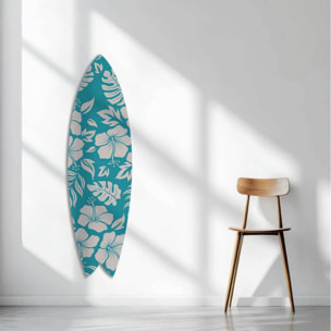 Planche de surf décorative Hibiscus Tableau alu Dibond