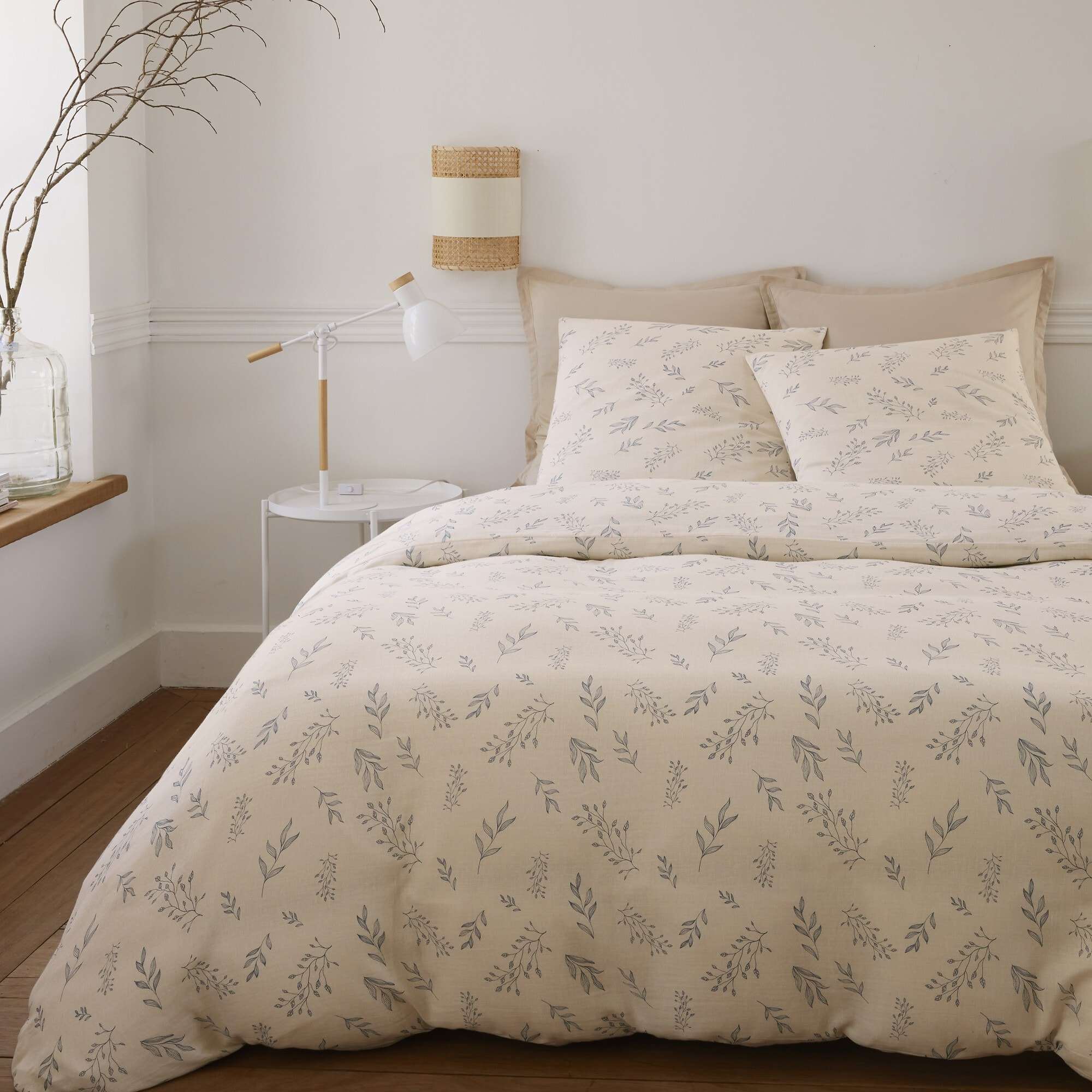 Parure housse de couette coton multicolore