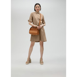 Vestito dettaglio strass sulle maniche