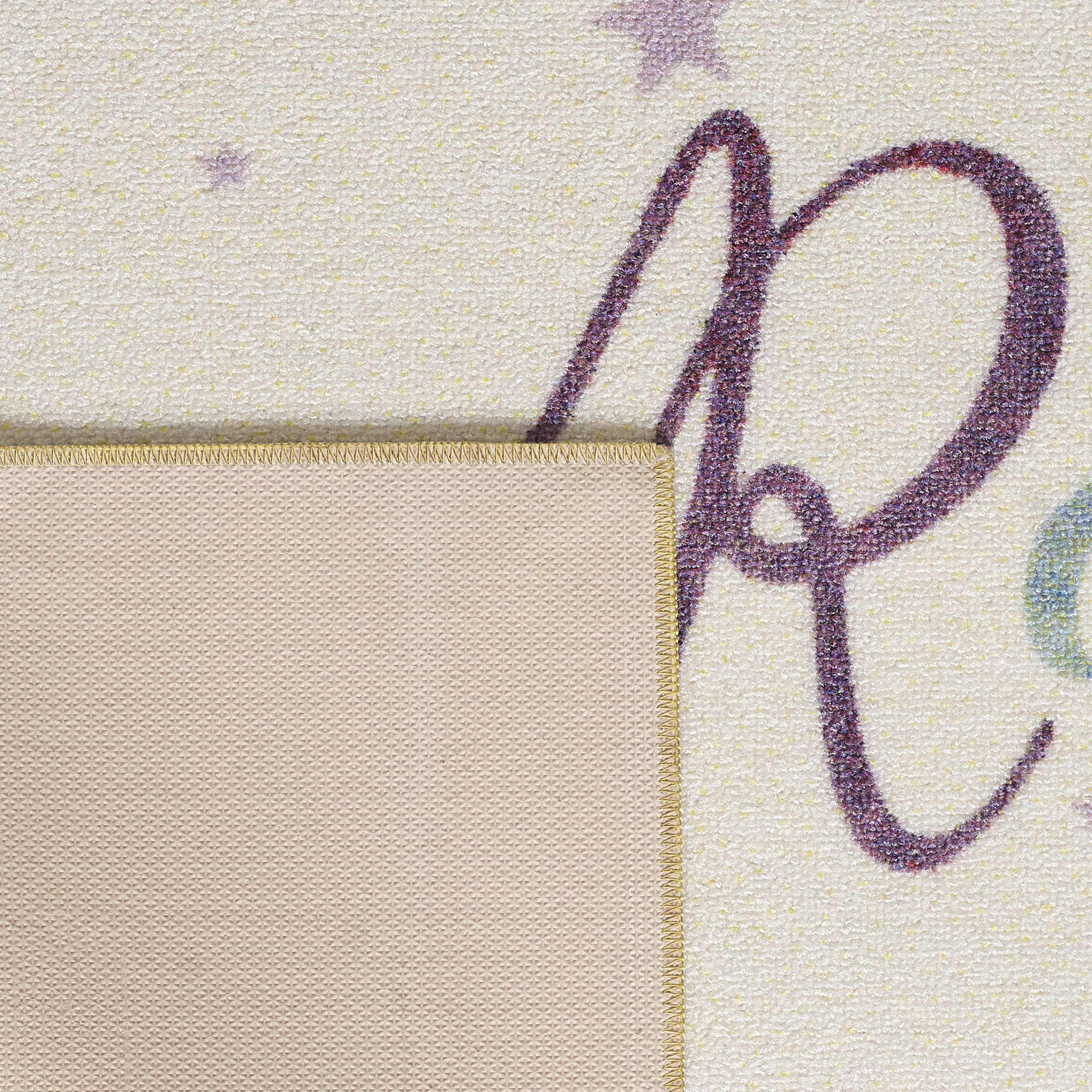 PLAY - Tapis enfant arc en ciel crème - PLA2018CRE