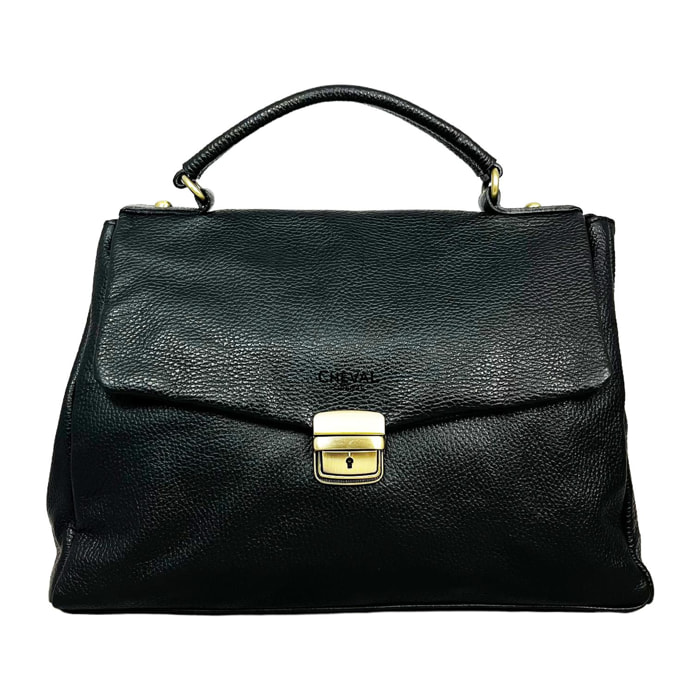 Bolso de Mano Cheval Firenze Aurora Max Negro