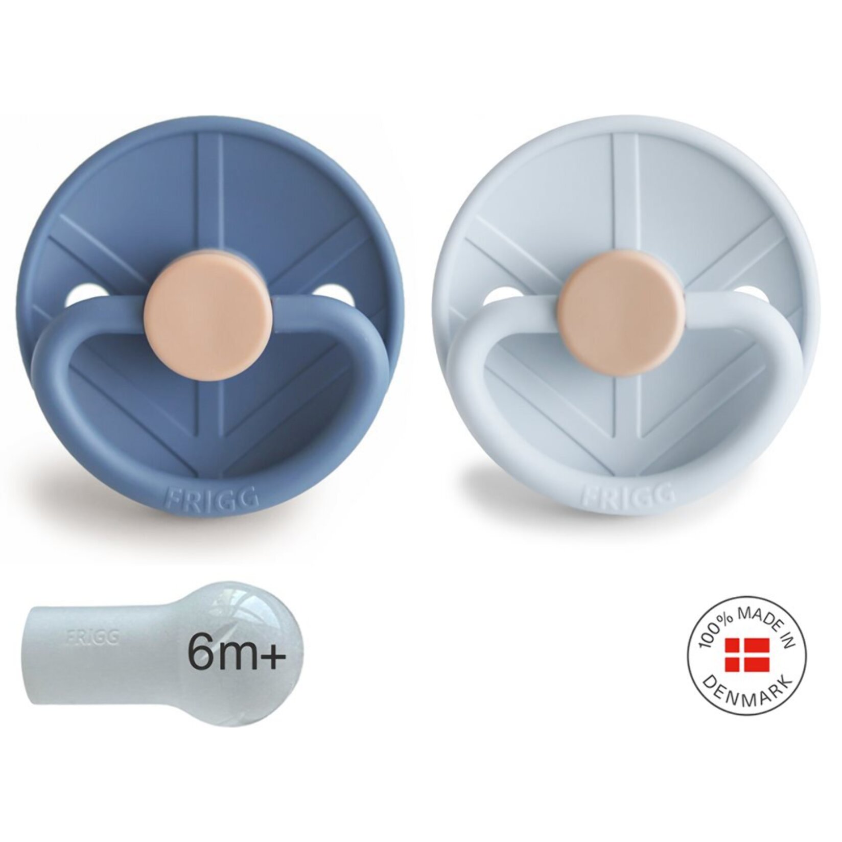 Frigg Pack 2 Chupetes Block Silicona Little Viking