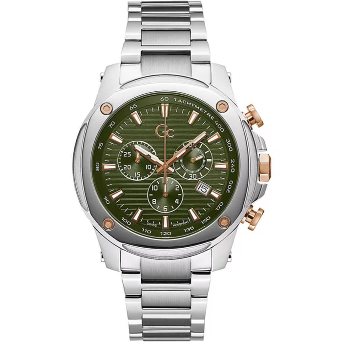 Reloj Gc Z13003G9MF Hombre Analogico Cuarzo con Correa de Acero inoxidable