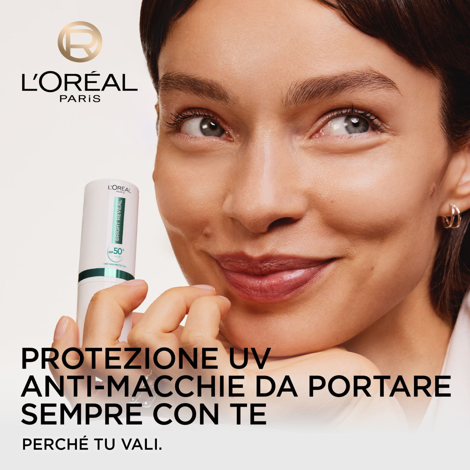 Stick Solare SPF 50+ Bright Reveal Anti Macchie Finish Invisibile con Vitamina E 9ml