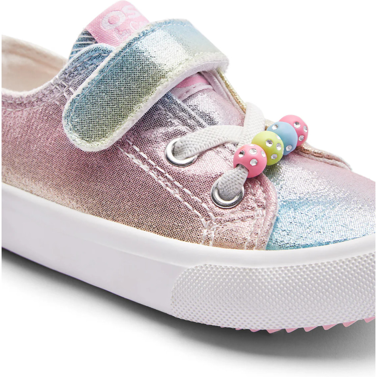 Zapatillas Bajas Niña Estampado Multicolor con Cuentas