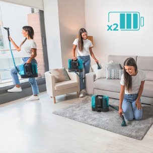Cecotec Nettoyeur pour tissu d’ameublement sans fil Conga Carpet&Spot Clean Infi