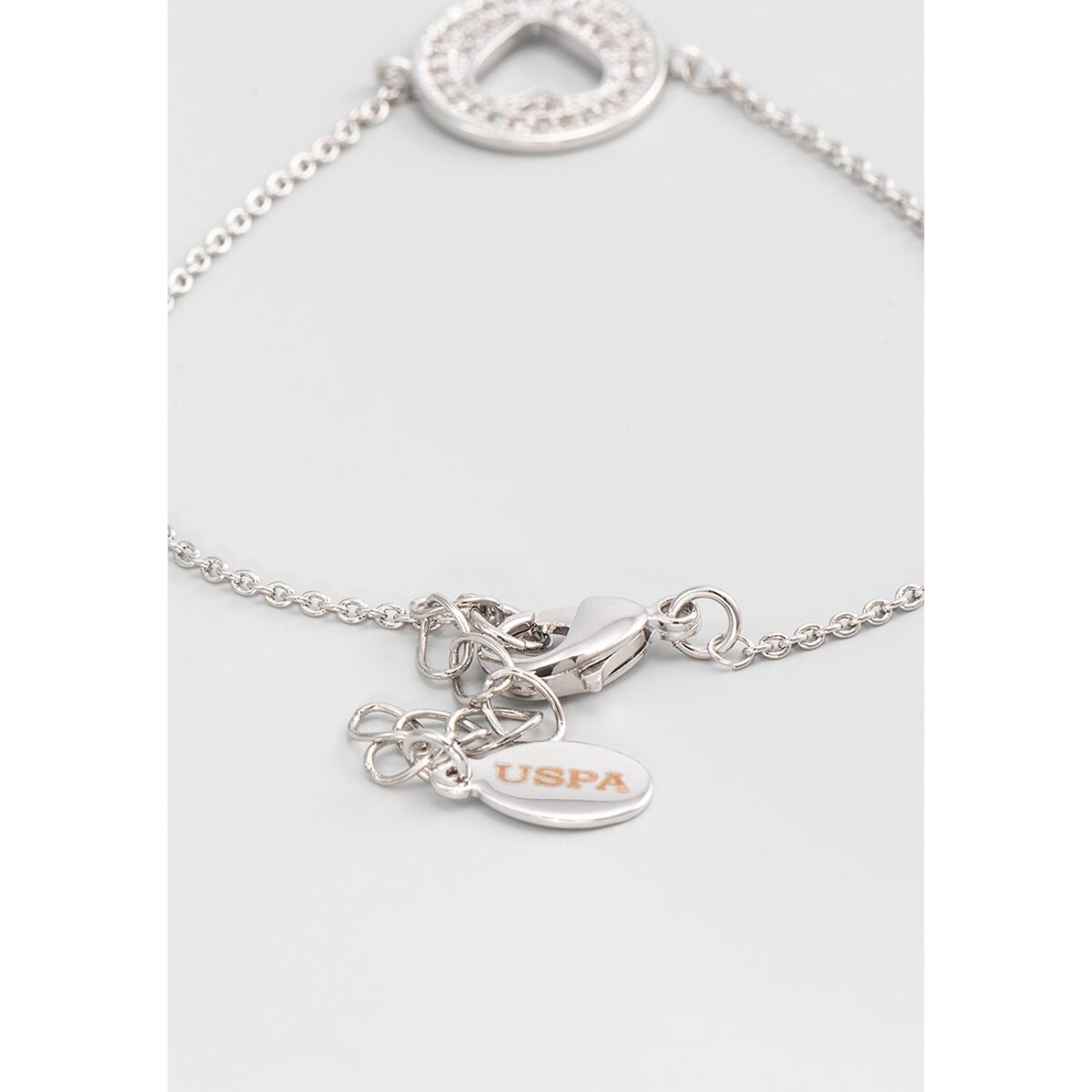 Bracciale U.S. Polo Assn. In metallo placcato rodio