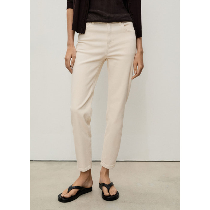 Jeans Newmom confort tiro alto Newmom - crudo