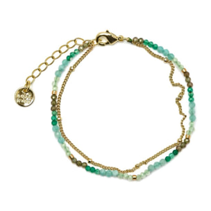 Pulsera Lux by Lux acabado en Oro amarillo de 18 Kts.