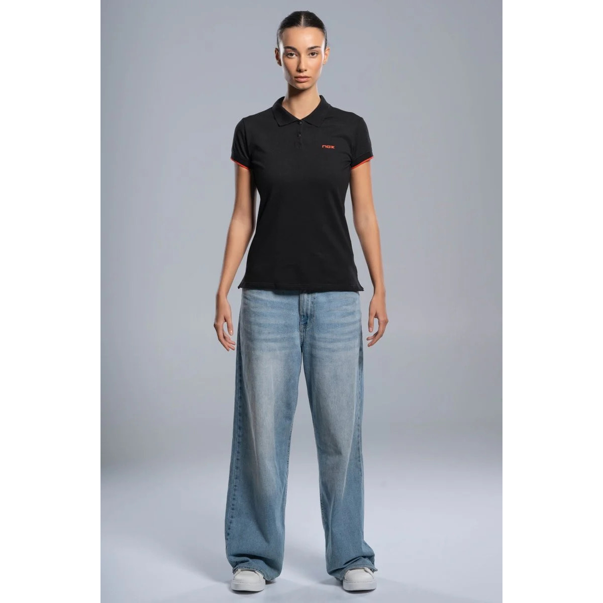 Polo CORP negro para mujer