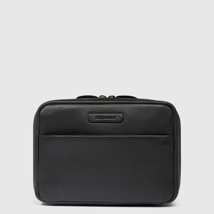 Piquadro Pochette porta cavi da viaggio in pelle