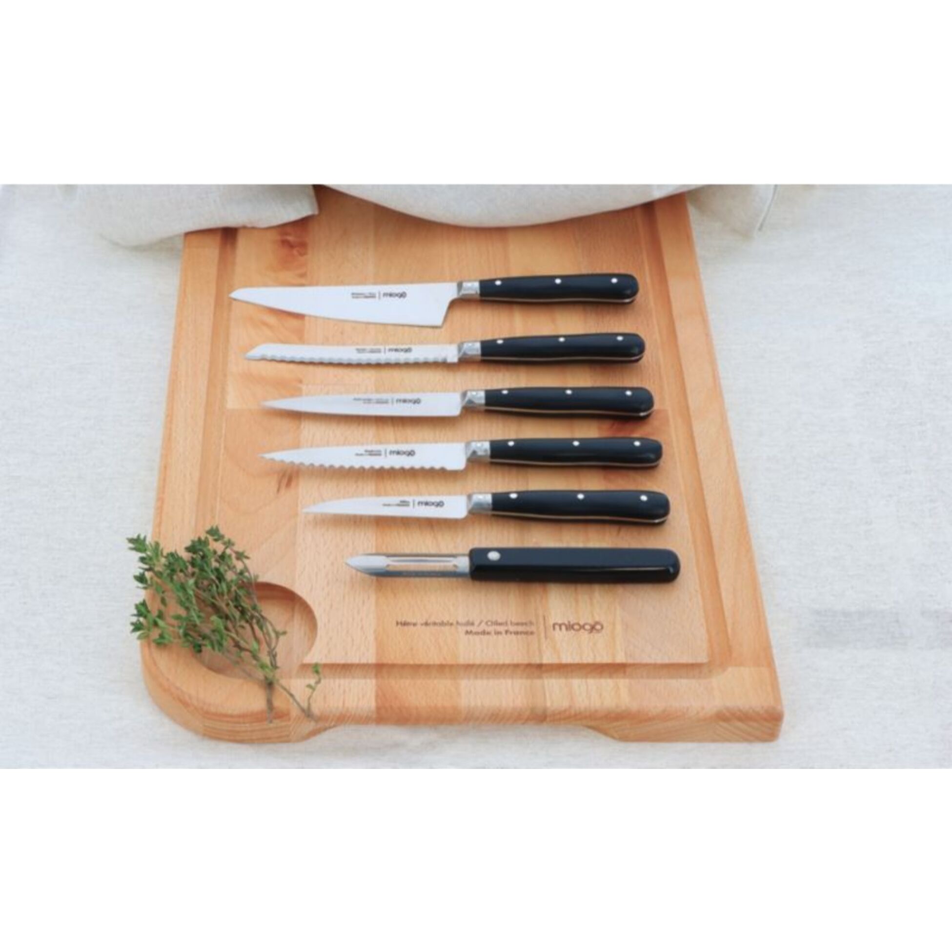 Couteau MIOGO Steak 10.5 cm Pleine soie
