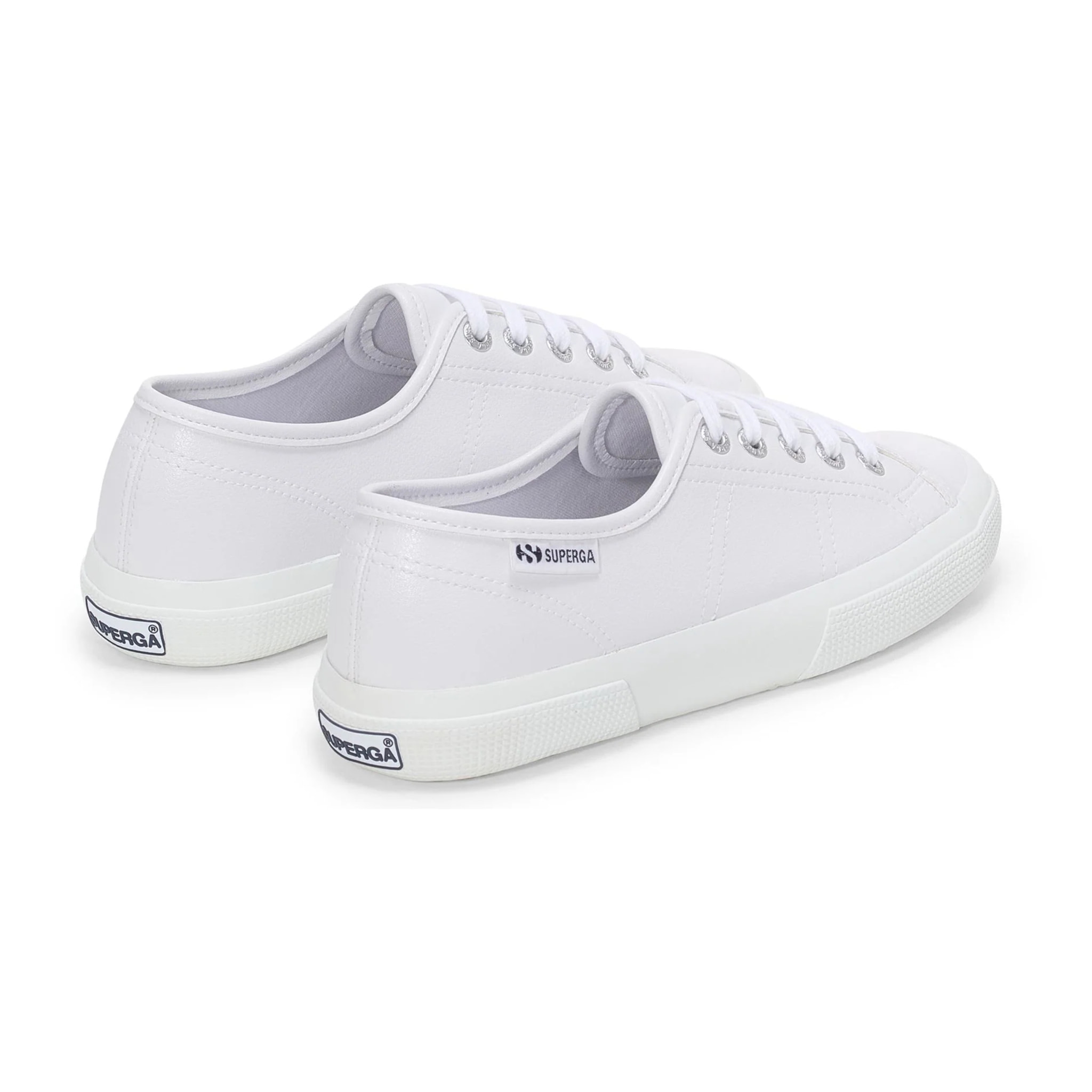 Superga - Unisex Blanco - 3750 VEGAN TUMBLED MATERIAL LEGGERA