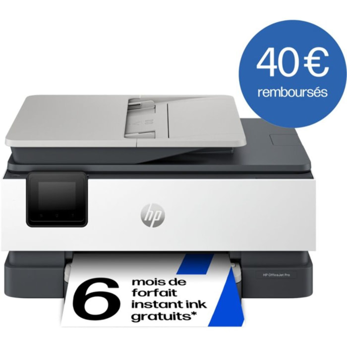 Imprimante jet d'encre HP OfficeJet Pro 8134e éligible Instant Ink